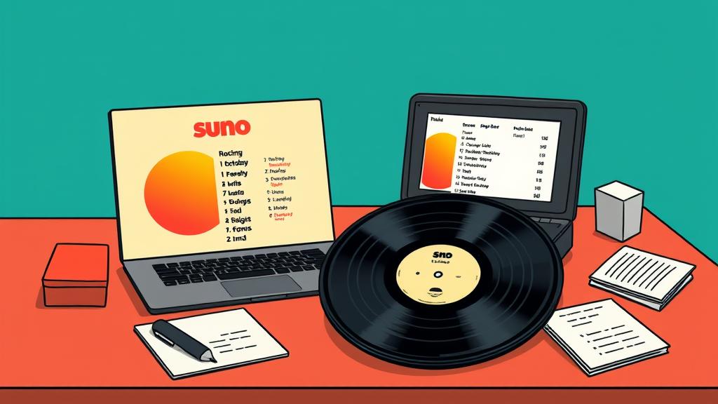 Suno, AI로 만든 곡을 12인치 바이닐로 찍는 서비스 예고